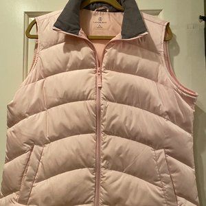 Lands' End Light Pink Puffer Vest